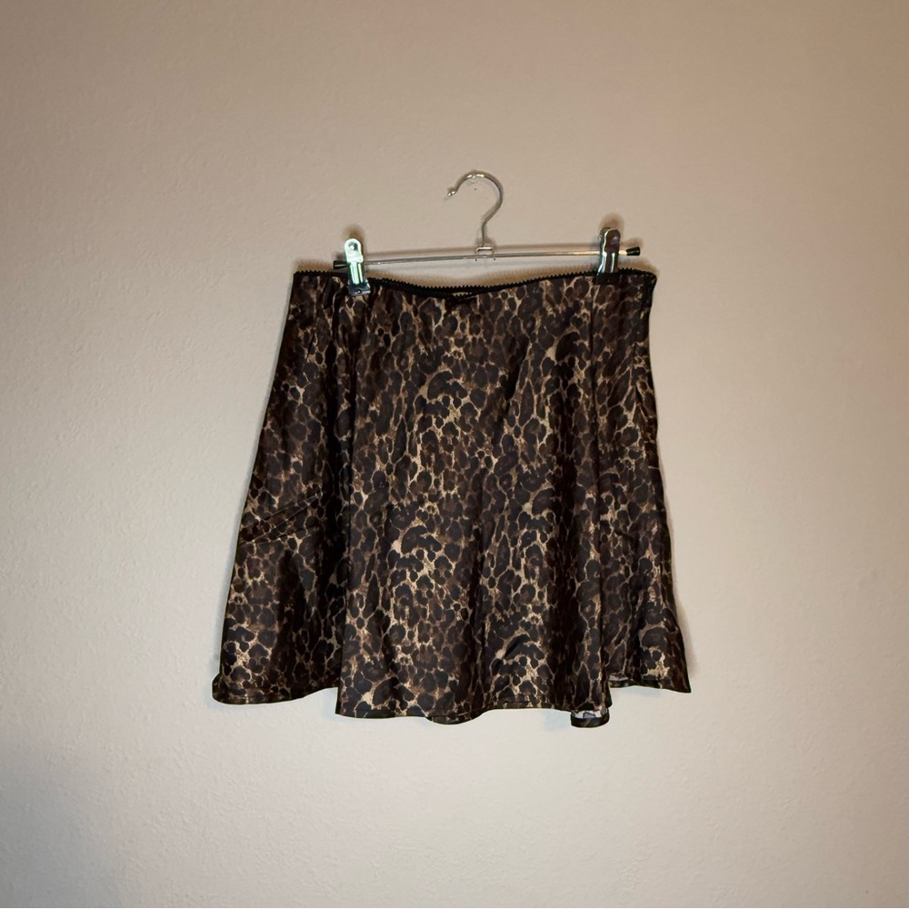 Leopard Print Skirt